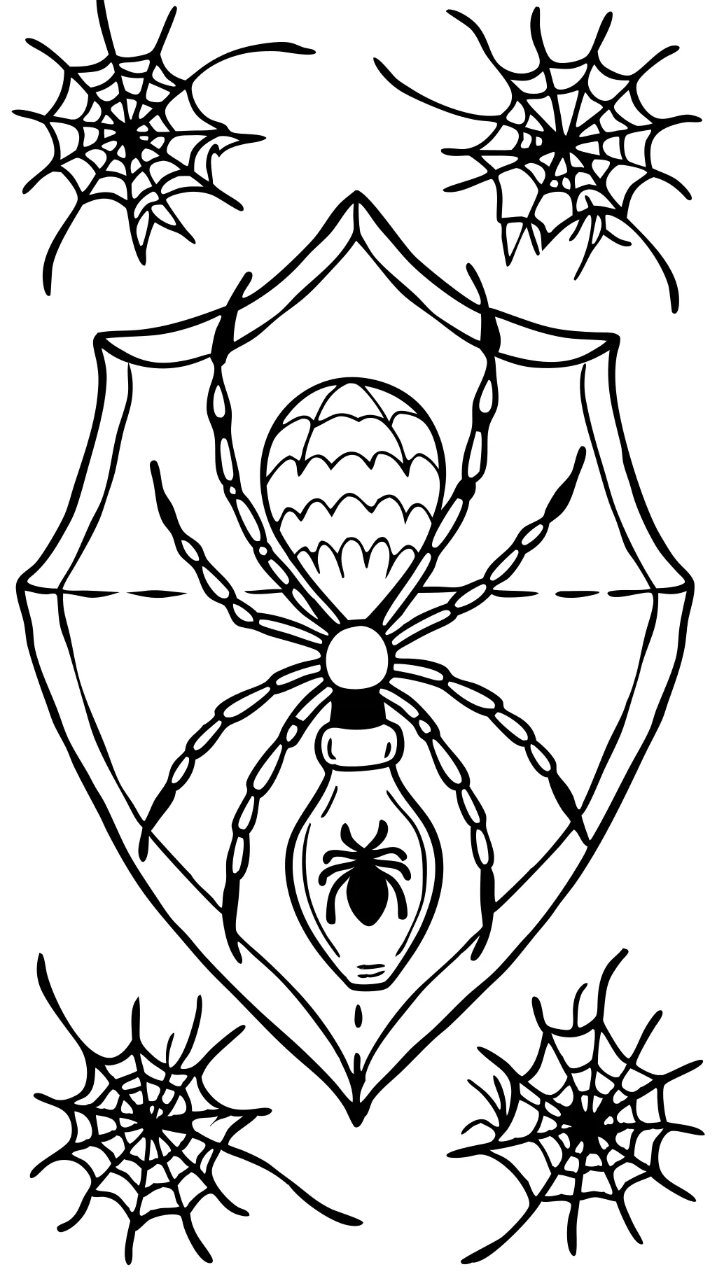 black widow coloring pages